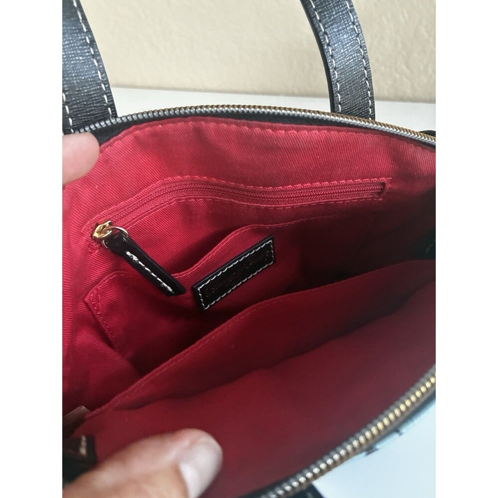 Dooney & Bourke Kite Ruby Mini Bitsy Satchel Multi Color Leather Crossbody - Picture 13 of 15
